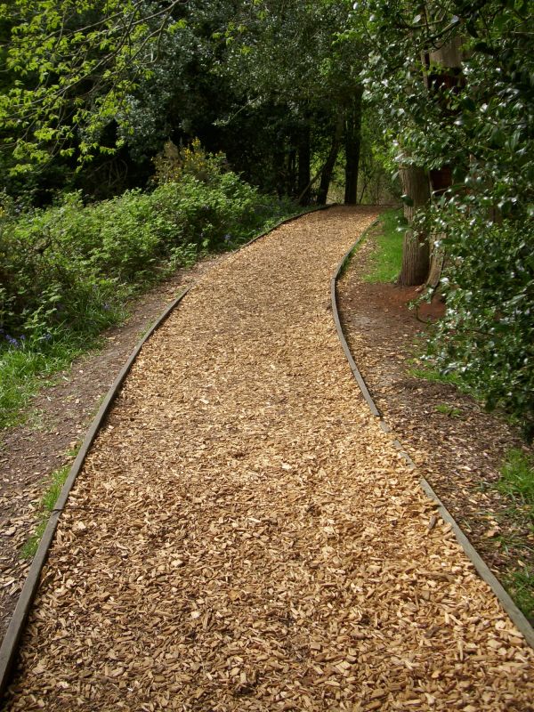 Chippings Covering Soil